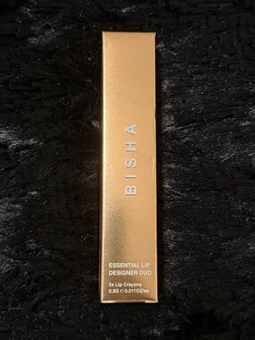BISHA Essential Lip Designer Duo San Tropez St Barths New Sealed